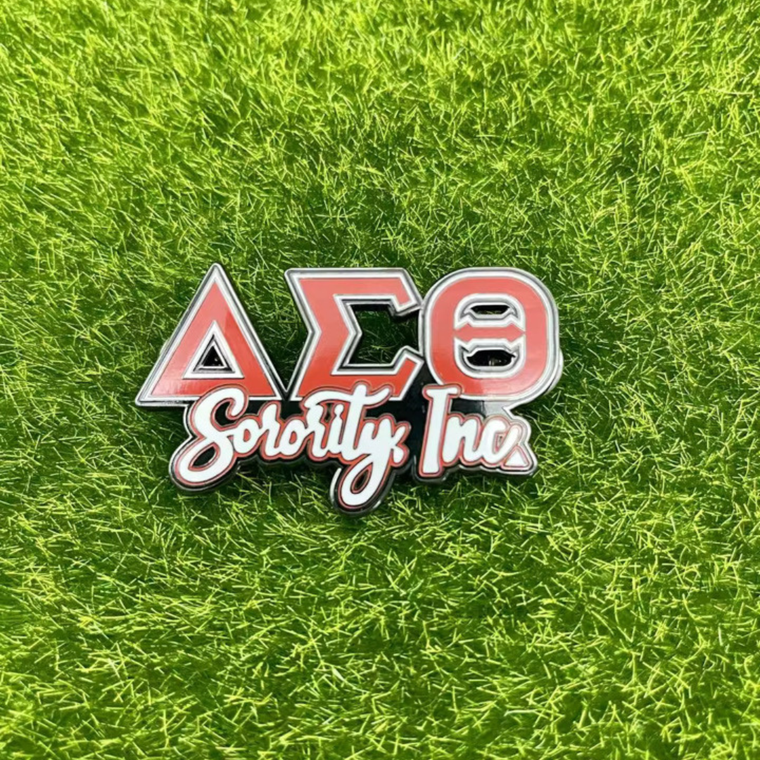 Delta Sigma Theta Greek Letters Pin