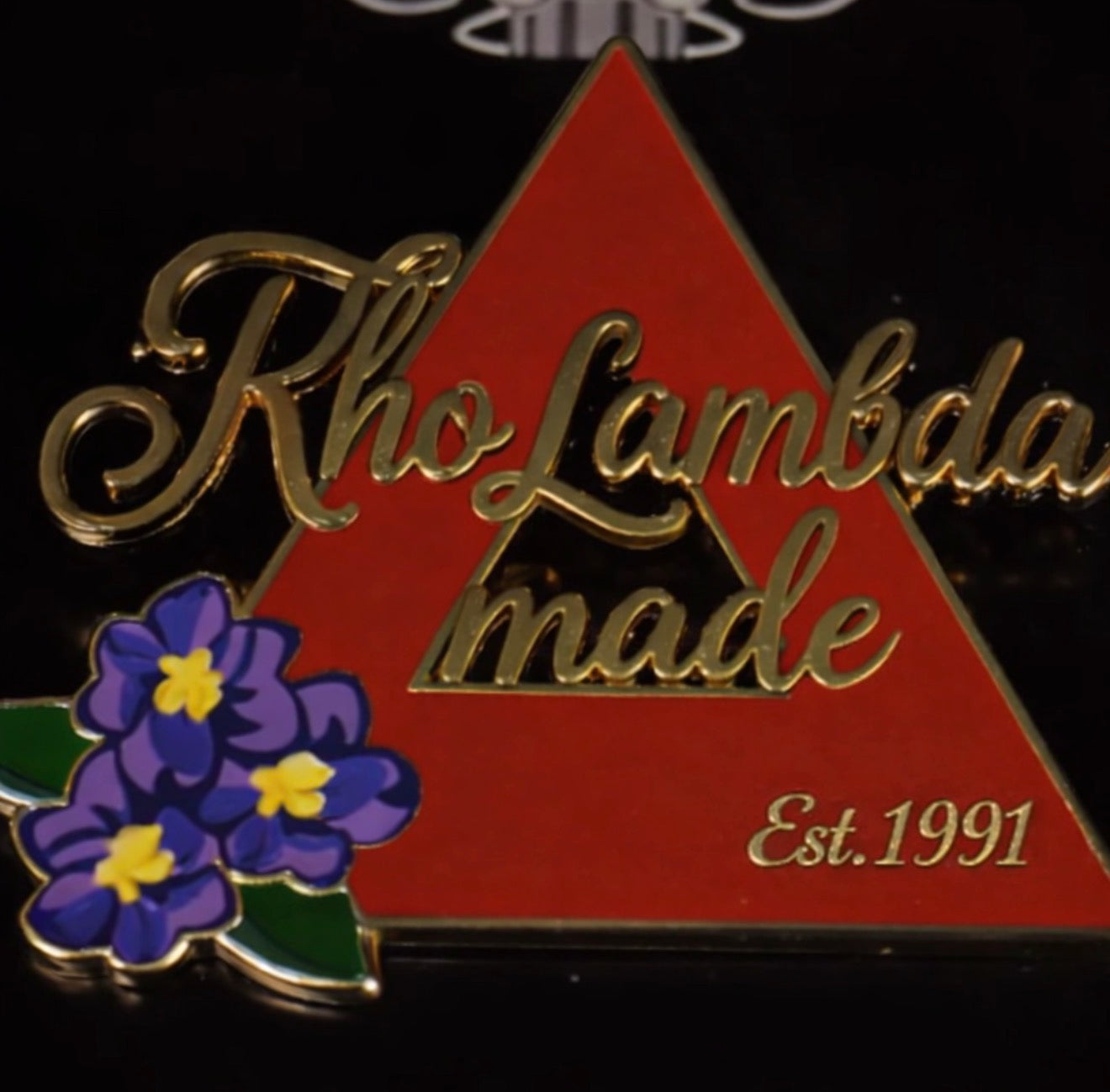 Rho Lambda Made Pin