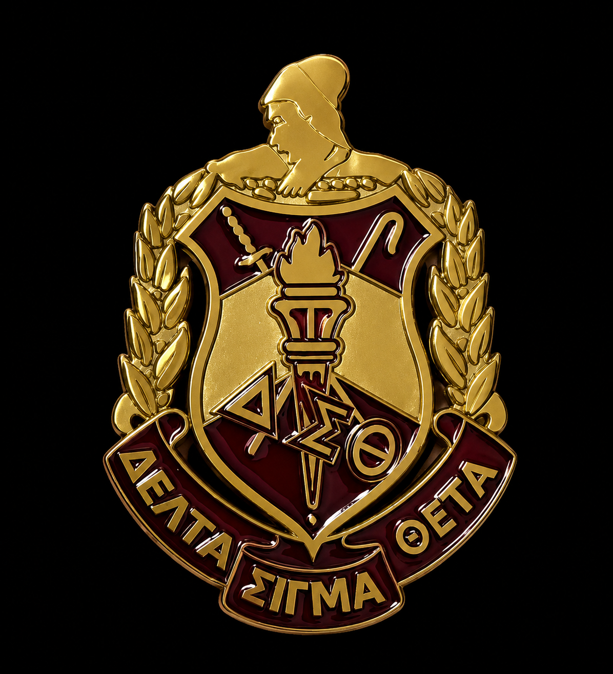 DST CREST BROOCH