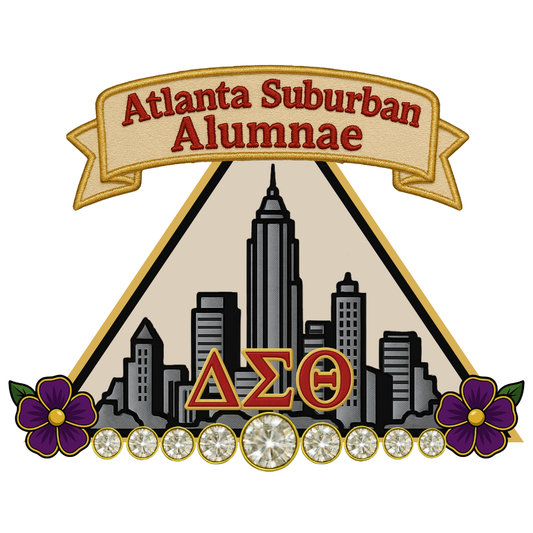 Version II - Atlanta Suburban Alumnae Chapter Pin