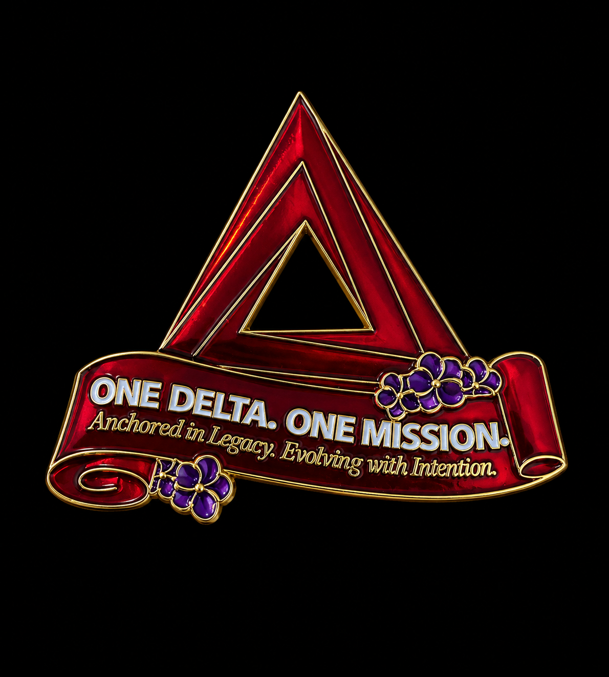 ONE DELTA ONE MISSION BIENNIUM PIN